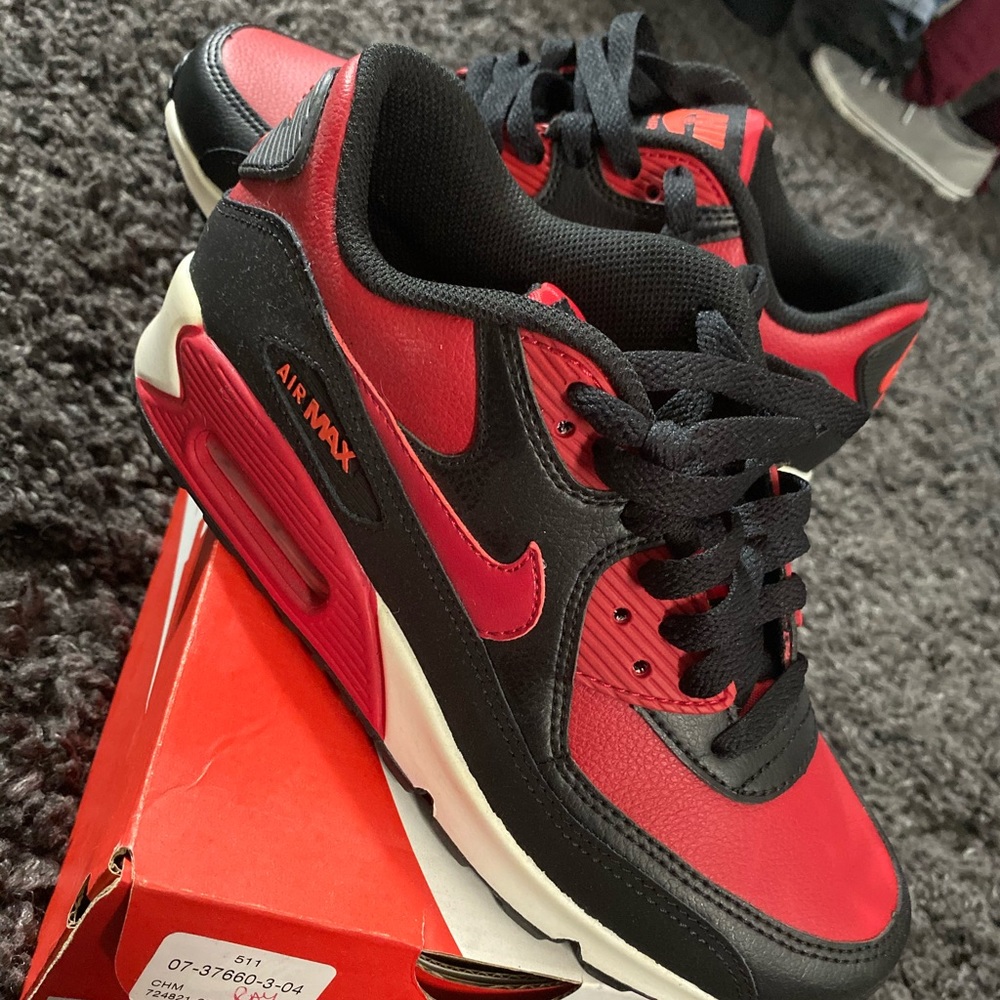 Red & Black Nike Airmax’s